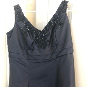 Navy David’s Bridal Evening Dress 16 Worn Once